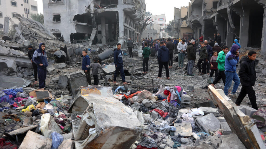 Israeli Strikes Before Gaza Ceasefire