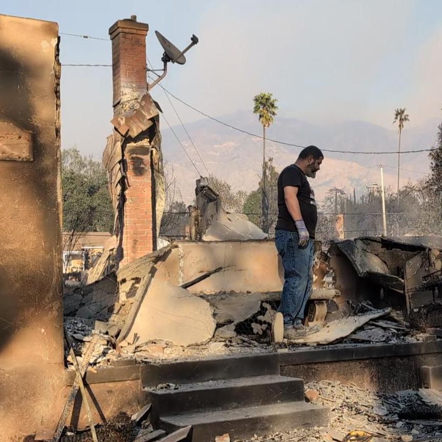 West Las Flores fire